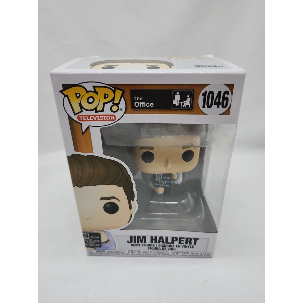Jim Halpert Funko Pop! 1046 The Office Days Since Last Nonsense in Protector